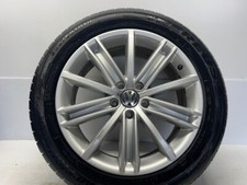 2008 VOLKSWAGEN TIGUAN GENUINE 18" ALLOY WHEEL & TYRE 5N0 601 025 AF