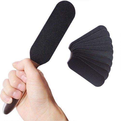 50 Pcs Nail Files Foot Care Papier officiel De Verre Pour Lime À Pied Homme Pieds