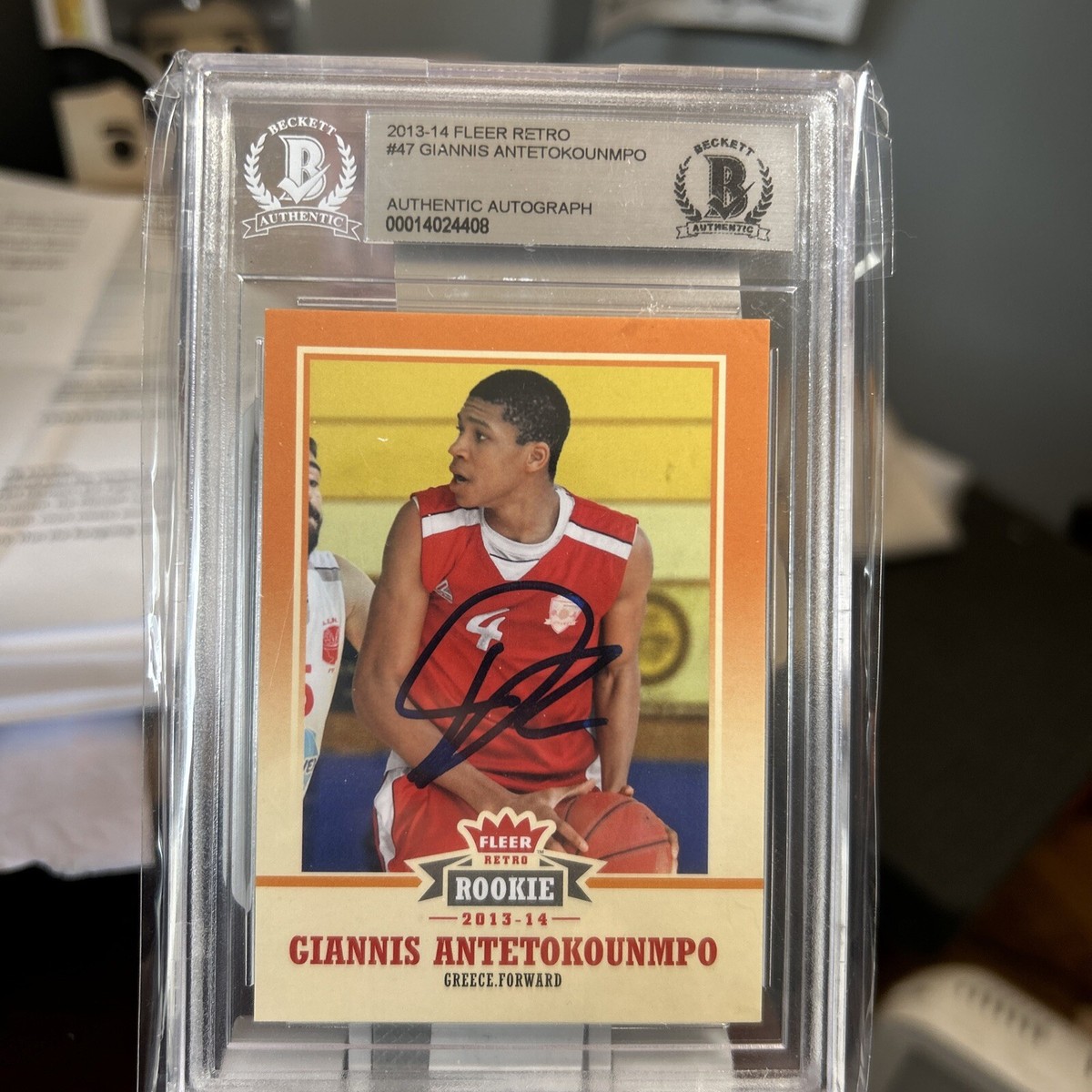 その他 Giannis Antetokounmpo rc Fleer 2013 2013-14 Fleer Retro Giannis Antetokounmpo RC Rookie Card #47