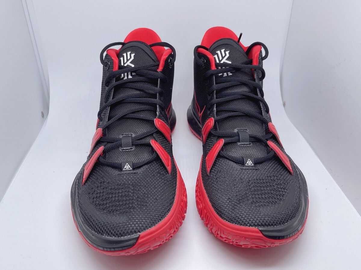 Nike By You ID Kyrie 7 Red Black Basketball Shoes DA7567 991