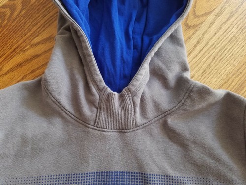 Under Armour Athletic Hoodie Sweatshirt Top Jacket Boy's Size L Gray - Picture 3 of 6