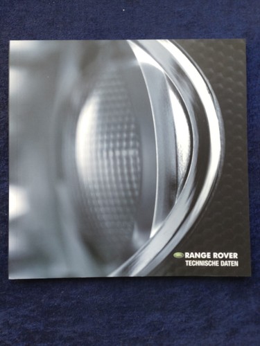 Land Rover Range Rover Prospekt 2003+ Preisliste - Picture 2 of 5
