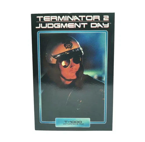 NECA Terminator 2: Judgement Day T-1000 Motorcycle Cop Action Figure Model Toy - Picture 18 of 19