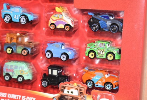 Disney Pixar Cars Mini Racers VARIETY MACK, LIZZIE, SALLY, LUIGI~ 15 Pack NEW - Picture 6 of 8