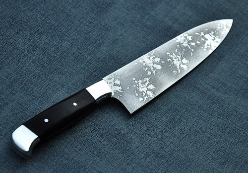 D2 Stahl Küchen Messer Handarbeit HRC 64 Nazarov Knives Russland Шеф - Bild 7 von 14