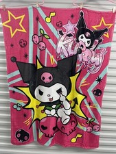 Kuromi Hello Kitty Small 40x50 Inch Throw Blanket Cover Soft Bedding