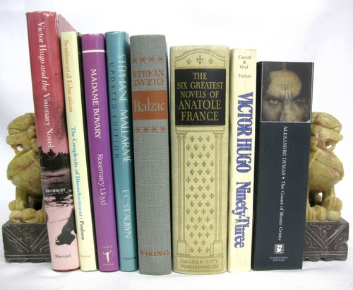 Classic French Literature Victor Hugo Dumas Balzac Mallarme Bovary 8 Books - Picture 3 of 12