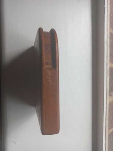 Vintage Thin Wooden Cigarette Case Roller Closer cWWII - Picture 5 of 8