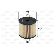 VALEO Kraftstofffilter für Citroën Berlingo Suzuki Vitara Cabrio Peugeot 307 SW