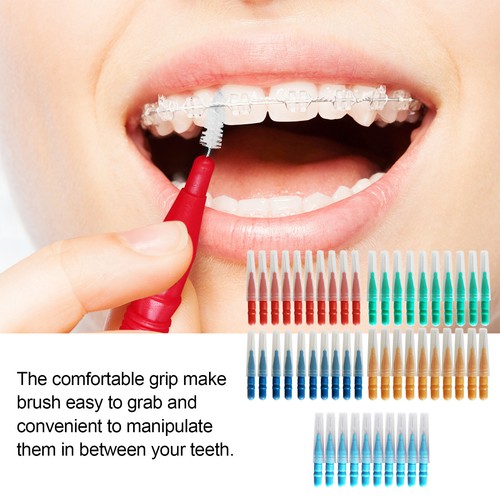 50Pcs/Set Interdental Brush Gum Oral Hygiene Floss Soft Tool F0G4 - Picture 5 of 5