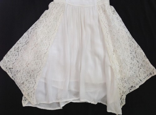 abercrombie kids summer adorable sleeveless white lace dress sundress XL 16 - Picture 6 of 10