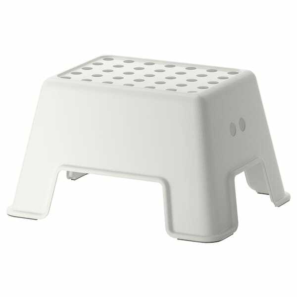 IKEA Badezimmerhocker In weiß Hocker Tritthocker ...