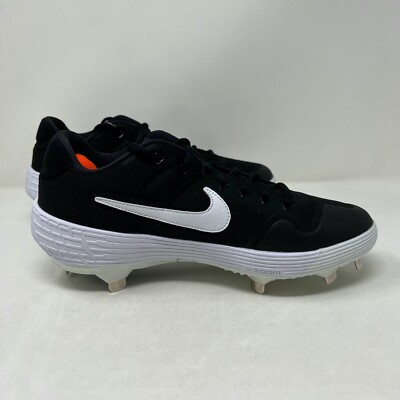 Nike Alpha Huarache Elite 2 Low Baseball Cleats White Black AJ6873