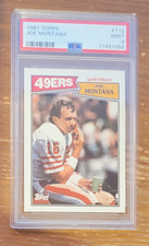1987 Topps #112 Joe Montana PSA 9 San Francisco 49ers (UCSC_B)
