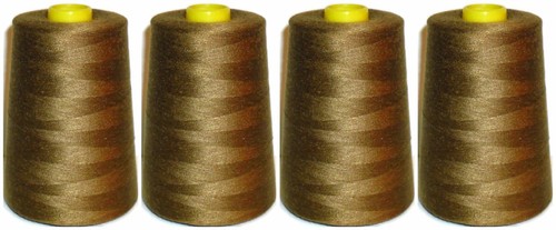 TOP QUALITY SEWING THREAD 120s SPUN POLYESTER, OVERLOCKING 5000 YRDS X 4 CONES - Picture 46 of 52