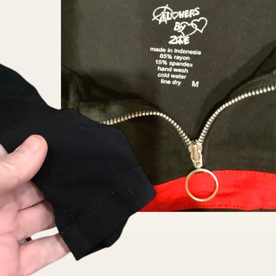 Flowers By Zoe 女孩中号连衣裙长袖针织束腰二手二手状况完好旅行者 — 第 4/4 张图片