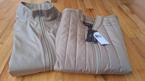 Michael Kors 3 In 1 Water Repellent Beige $198 Jacket/Vest Men Size: XL NWT - Picture 17 of 17