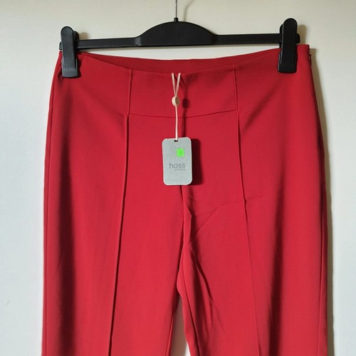 Rote Stoffhose Bootcut designer, Hoss Intropia, Gr 40, Neu mit Etiketten - Bild 4 von 11