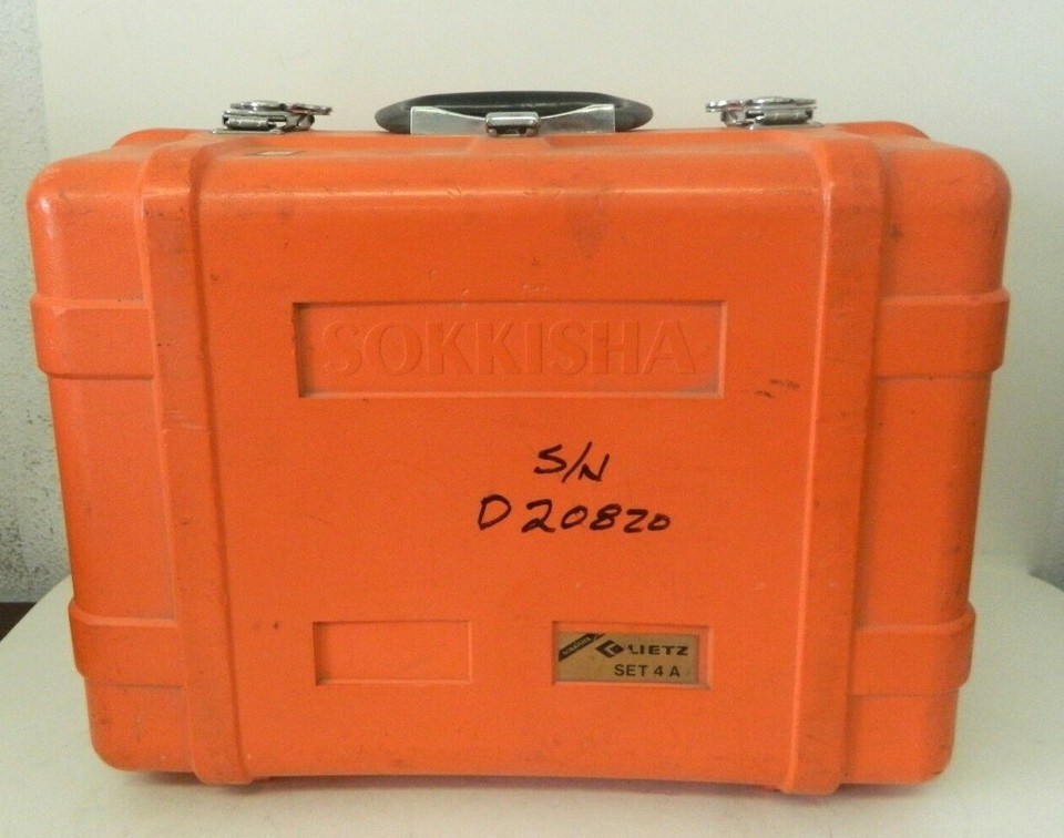 SOKKISHA LIETZ SET 4A Total Station Survey Equipment D20820 with Hard