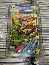 Amazing Spider-Man Annual 12 Cgc 9.6, Hulk Battle Cover, J. Byrne (Marvel 1978)