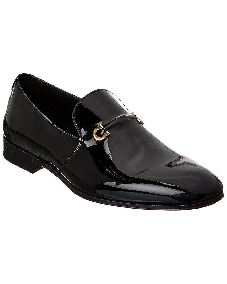 Мужские лакированные мокасины Ferragamo Lyon