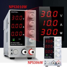 30V DC PoWer Supply, Lab Variable Adjustable regulated DC Bench SWitching 6A/10A