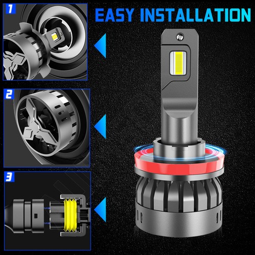 For Subaru Forester 2009-2018 LED Headlight 4 Bulbs White High/Low Beam 9005 H11 - Picture 3 of 14