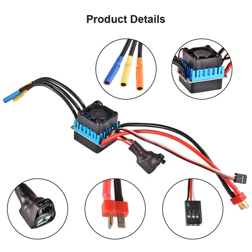 2845 Brushless Motor SURPASS HOBBY 4500KV Motor 45A ESC Combo für 1/14 RC Car - Bild 4 von 6