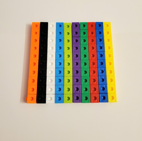 Counting Toys Mathlink Cubes Stem Toy Kids Montessori Toys Homeschool Toys Kids - Picture 3 of 4