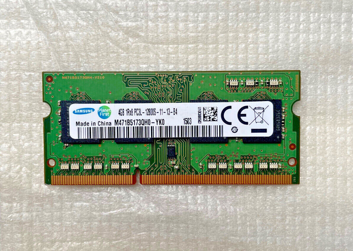 Samsung M471B5173QH0-YK0 4GB, 1Rx8, PCL3-12800 DDR3-1600 RAM ...