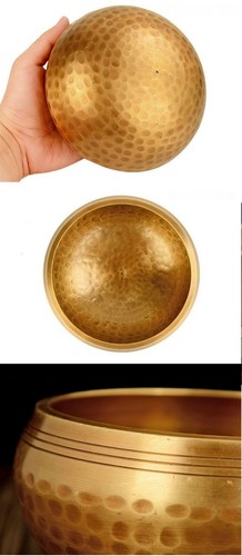 Brass Buddha Singing Bowl Sound Healing Meditation Relax Therapy Buddhism Bowls - Picture 3 of 5