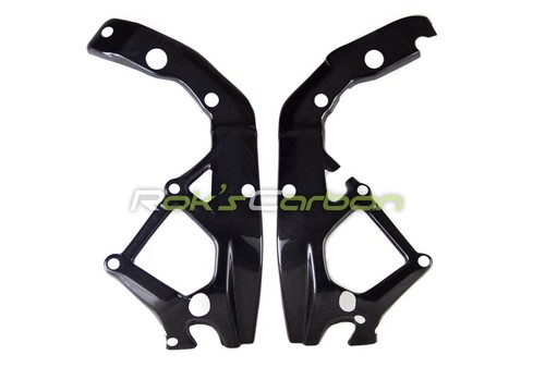 Carbon frame covers Rahmenschoner BMW S1000 RR 2009 - 2014 - Picture 1 of 3