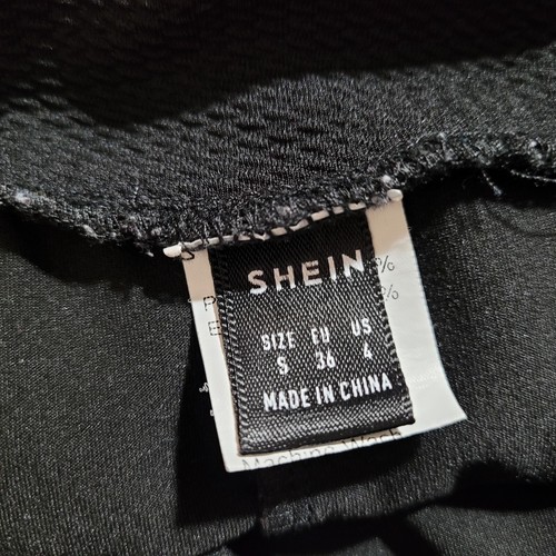 Shein Skort Girls Womens Small Black Skater Mini Short 24" waist - Picture 6 of 8