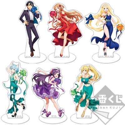 Sword Art Online SAO 10th Anniversary Kuji 2019 Acrylic Stand ALL