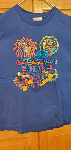 Walt Disney World 2004 T-Shirt, Farbe blau, Größe X-Large - GUC - Bild 1 von 6