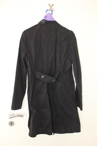 Superdry Trenchcoat Damen Schwarz Slim S - Bild 2 von 4