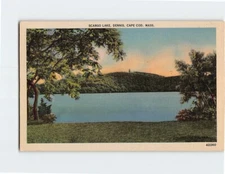 Postcard Scargo Lake Dennis Cape Cod Massachusetts USA