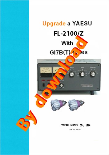 Upgrade wzmacniacza YAESU FL-2100B z lampami GI7B(T)