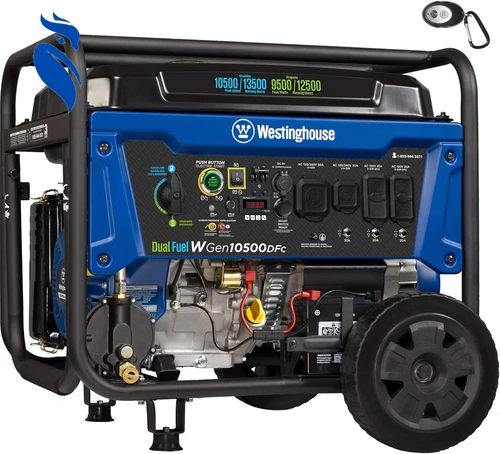 Westinghouse 13500 Peak Watt Dual Fuel Home Backup Portable Generator Remote NEW