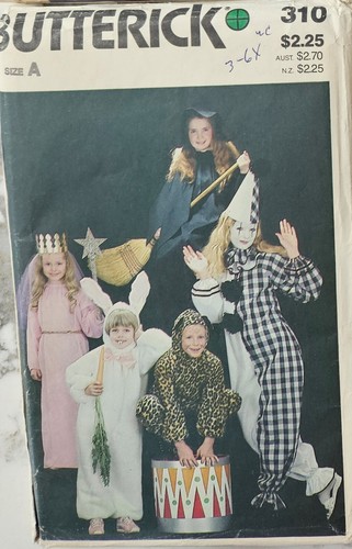 Butterick Sewing Patterns Kids Child Costumes Theatre Reenactment 162 Choices - Picture 2 of 159