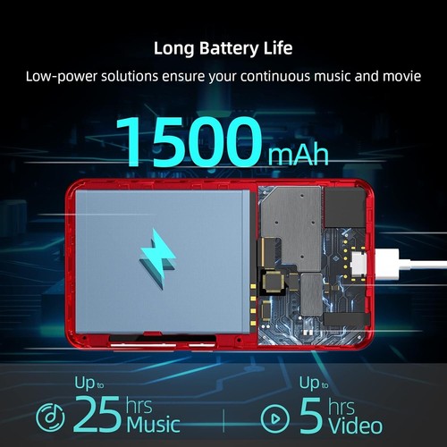 Reproductor MP4 MP3 con Bluetooth y Wi-Fi, Pantalla Táctil Completa de 4", con Spotify, Andr... - Imagen 7 de 9