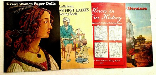 National Women's History Project Bundle Coloring Books Paper Dolls NWHP - Picture 1 of 12