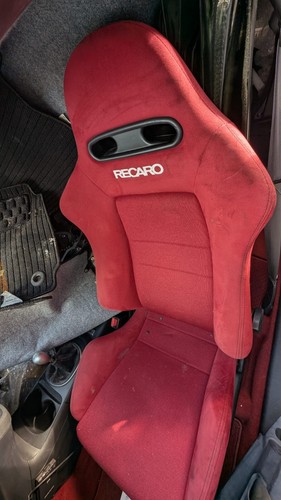 HONDA INTEGRA DC5 2001-2005 RED RECARO SEATS SET - Picture 4 of 6