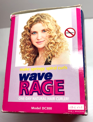 Wave Rage Electric Hair Curler DC 300 NEW Spirals/Waves Pageant Quick Heating - Picture 8 of 8