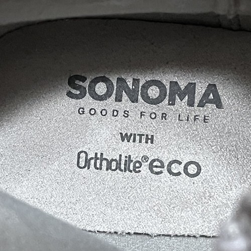 NEW Sonoma Ortholite ECO Banana Gray Faux Suede Chelsea Boot Bootie Womens Sz 8M - Picture 8 of 23