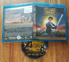 /2169 Star Wars The Clone Wars Movie Blu-ray (Animated, Lucasfilm) Rare & OOP