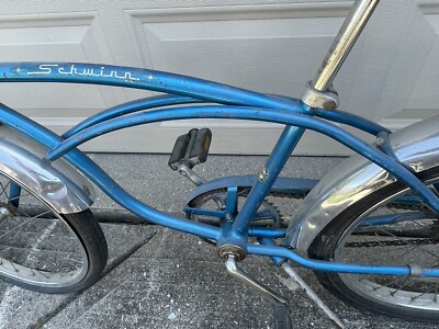 1971 Schwinn Stingray Blue Deluxe Muscle Bike Sting Ray Banana