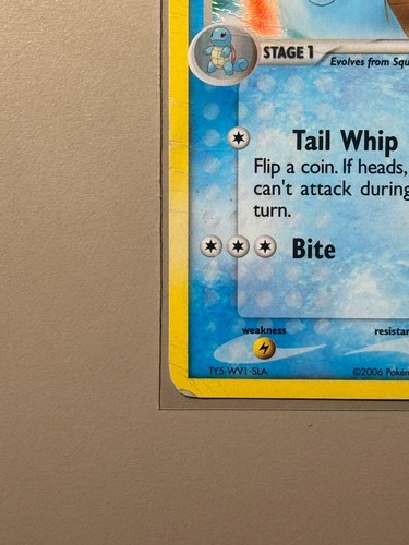 Pokemon Wartortle EX Crystal Guardians 43/100 Reverse Holo - Bild 3 von 8