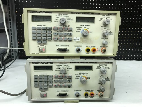 Lot of 2 Sencore CM2125 Computer Monitor Analyzer - Picture 1 of 6