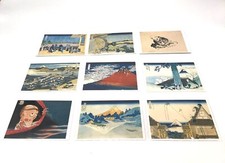 hokusai woodblock print ukiyoe postcard 9P Mt Fuji katsushika ukiyo-e japan